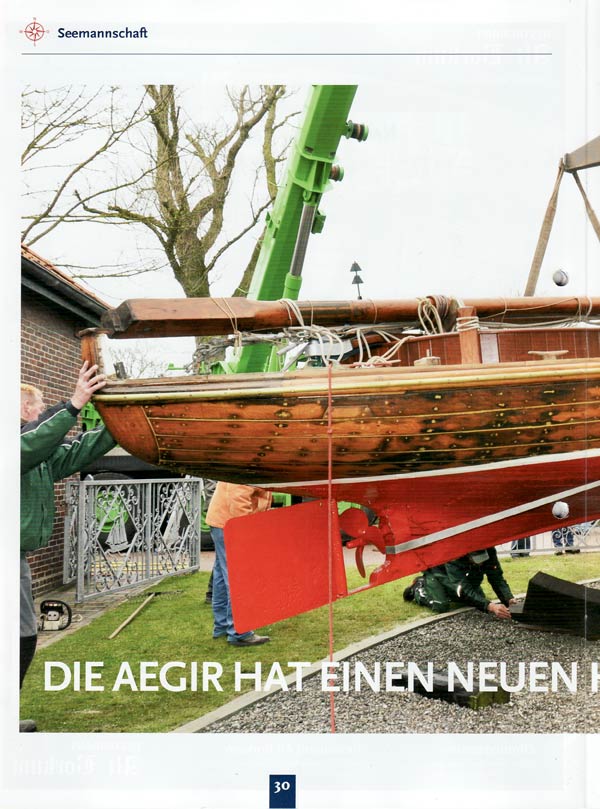 Die Aegir hat einen neuen Heimathafen