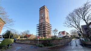 Start Sanierung Alter Leuchtturm